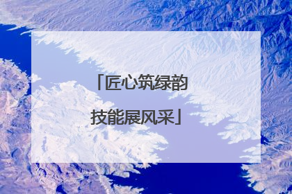 匠心筑绿韵 技能展风采